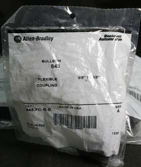 845-fc-b-b Ab Allen Bradley Rockwell Automation One Flexible Encoder Coupling 3/8 Inch High Speed New