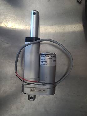 Ae6102t Accele Linear Actuator 12v Heavy Duty - 110lbs 6 1/2 Inch 8 12/2