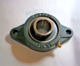 Kh206-19 Ami Ft206 2-bolt Flange Bearing 1-3/16 Inch 1.1875 M132