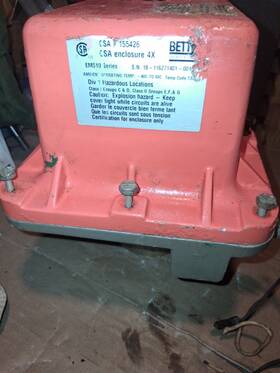 Em510-05-c7-11-479 Bettis Em510 Series Vane Style Rotary Actuator 90