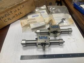 Pt-2-006-180-a1 Bimba Pneu-turn Lot Of Pneumatic Rotary Actuator Parts