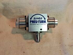 Pt098045-b1 Bimba Pneu-turn 45 Deg Rotary Actuator Great Shape