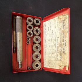 Blue-point A-157a Blue-point Bushing Driver Set Varies Inside Diameter Red Metal Case