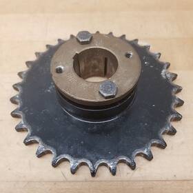H40h32 Browning Bushing Split Taper Roller Chain Sprocket - Used