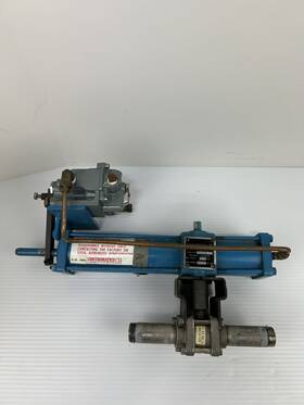 12372-74n Contromatics 200sr Pneumatic Actuator With Moore 12372-74n/10lb Valve Positioner