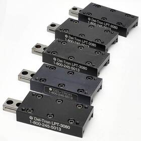 Lpt-3080 Del-tron Lot Of 5 Low Profile Crossed-roller Linear Bearing Tables