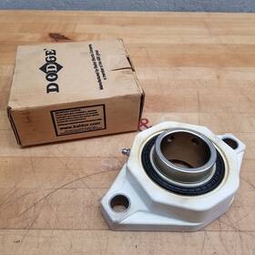 F2b-scez-115-pcr Dodge Flange Bearing 1-15/16 Inch Id 2-bolt Polymer - Used