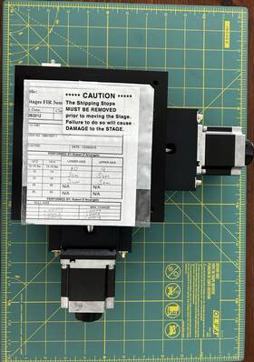 12-1481 Dover Linear Positioner Stage With Portescap Motors And Cables