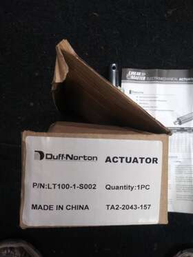 Lt100-1-s002 Duff-norton Linear Actuator Lt100-1-s002 Duff-norton Linear Actuator