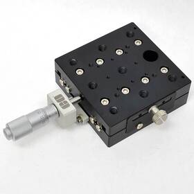 66-433 Edmund Optics Eo 70x70mm 13mm Linear Translation Stage Micrometer Adjust