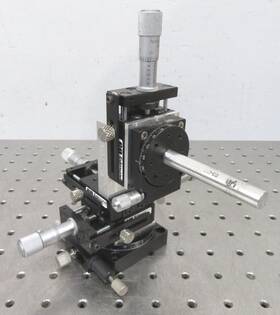 Edm-37932a Edmund Optics C192799 Xyz Micrometer Linear Translation 2 Rotary Stage Assyft