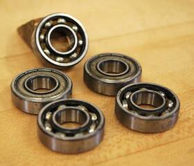 S5kdd Fafnir Single Row Ball Bearing. 1 1/8 Inch Od 1/2 Ftft Id - Pack Of 5 Used