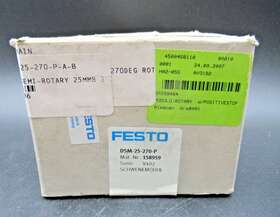 Dsm-25-270-p-a-b Festo Dsm-25-270-p / 158959 547578 Semi-rotary Actuator 25mmb Dsm-25-270-p-a-b Festo Dsm-25-270-p / 158959 547578 Semi-rotary Actuator 25mmb