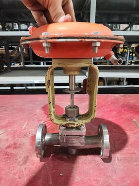 M5522 Fisher 32-24 5s8sf Used Actuator Model With Walve Cf8m M5522 Fisher 32-24 5s8sf Used Actuator Model With Walve Cf8m