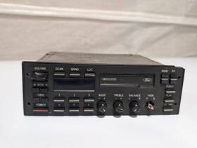 E8lf-19b165-ab Ford Oem Radio Am/fm Stereo W Cassette Player 1 Missing Knob