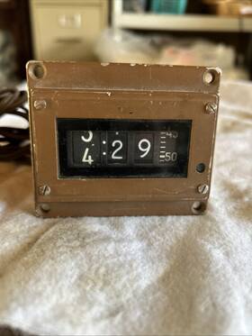 41190-2 Haydon Switch & Instrument Vintage And Hsi Planetgear Digital Flip Clock -working