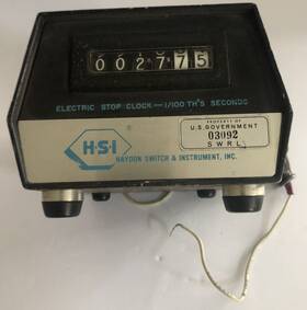 42005 Haydon Switch & Instrument And Inc. Electric Stop Clock 1/100th S Seconds
