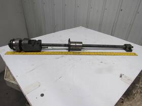 Ht-25 Hitachi Seiki Ht 25 Ball Screw Axis Assembly From Cnc Lathe
