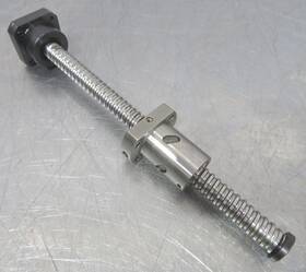 C196879 Hiwin 7f0057 Ball Screw Linear Positioner 15.5mm Dia 5mm Pitch 180mm