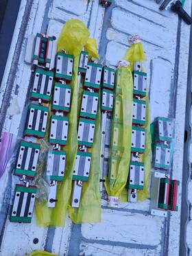 Egh20 Hiwin Lot Of Linear Guide Rails And Blocks - Precision Cnc Motion System Egh20 Hiwin Lot Of Linear Guide Rails And Blocks - Precision Cnc Motion System