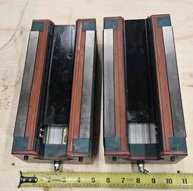 Hgh65hah Hiwin Lot Of 2 Linear Rails Hg65 50297-5 Bearing. Excellent Condition