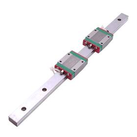 5.59kn Hiwin Mgn15c 2x Miniature Linear Guideway Blocks With 15x280mm Rail Max