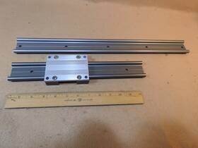 Ws-06-20 Igus Drylin Double-rail Slide 2 Pcs 33cm And 50cm 100mm X 73mm Cairrage