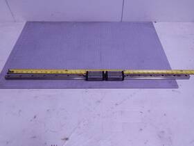 F-302506 Ina Lot Of 2 Bearings With 37 In Rail T115994