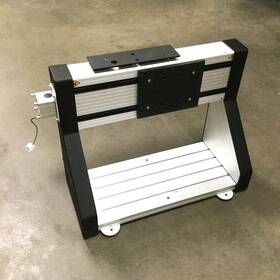 243101 Isel Automation Gantry X-axis Linear Ballscrew Actuator Positioner 275mm Stroke 5mm Lead 243101 Isel Automation Gantry X-axis Linear Ballscrew Actuator Positioner 275mm Stroke 5mm Lead