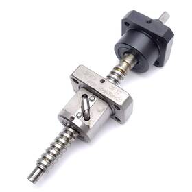 540306 Issoku C5 17 Linear Ball Screw Assembly 10mm 4mm Lead 80mm Stroke