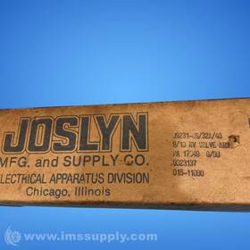 J9231-qs Joslyn Electronic Systems J9231-qs/32a/48 Lightning Arrester Usip