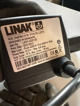 La31-u337-00 Linak Linear Actuator 12v Push 4000n Pull Mpn