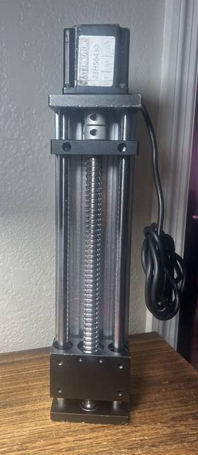 Hbx1605 Linear Rattmmotor 100mm / 3.94 Inch Motion Guide Actuator Double Used