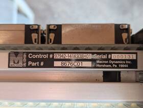 3915-12-000-2941 Macron 8676c01 Belt Driven Actuator In Assemblage - Free Ship