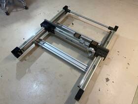 Macron Dynamics Mgsr6sa 2-axis Linear Actuator Gantry Kit Synchronized Cnc Rails 28 Inch 13