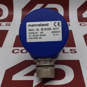 30.45760-0117 Man Roland Encoder Turntable 10-30vdc Used Upp