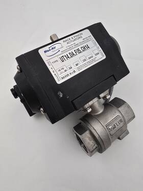 Ut14.da.f05.ch14 Max-air Pnuematic Actuator Valve Sv61-120a-5-std 80psi Ccw