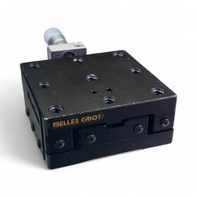Melles Griot 801234379883 65mm X Single Axis Linear Translation Stage Front Micrometer
