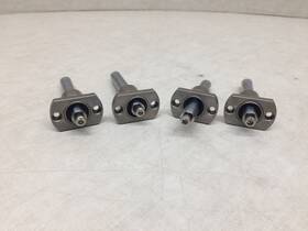 Lhifc8 Misumi Lot Of 4 Lhfcm12 Flanged Linear Ball Bearing With 90mm Smooth Rod