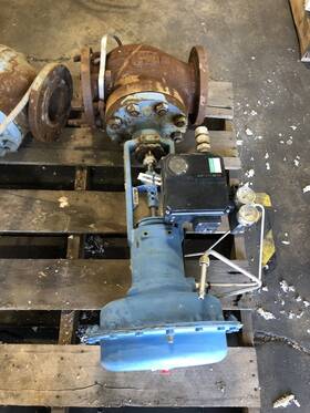 C110n0c32cc8p Neles Jamesbury #4 Butterfly Valve Pneumatic Actuator