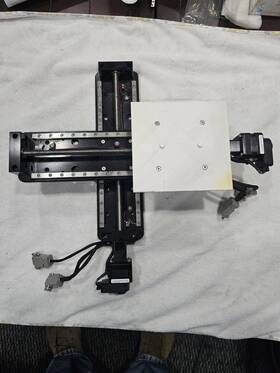 Lc-200-22 Newmark Systems Linear Stage Model S/n 0127 Double