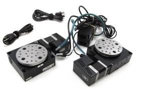 Fcr100 Newport 2x Motorized Rotation Stages Includes Power Adapters Cables