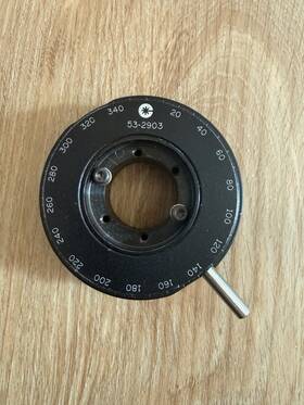 53-2903 Newport Research Corporation Nrc Manual Continuous Rotation Stage Optic Mount Polarizer Ring Lab