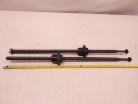W1504n-2gx-05t Nsk 04h3-0020 Lot Of 2 Ball Screw Bearings With 21ftft Rails