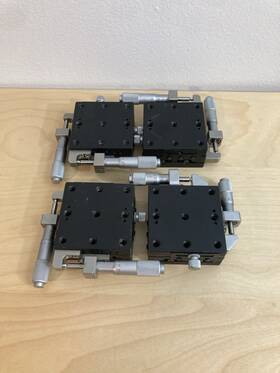 122-0440 Optosigma 4 Four 65mm Two-axis Manual Translation Stages