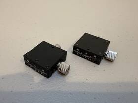Goh-25a40 Optosigma 25mm Goniometer Stage Excellent Condition 2 Pcs
