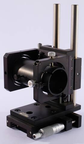 66402 Oriel 16131 With Precision Lens Positioner Mitutoyo 0-25mm Micrometers