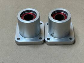 Sfp12 Pacific Bearing Co 2x Pc Lot 2.38 Inch Square Flange Plain Linear 3/4 Id
