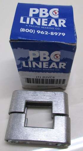 Pfl1000 Pbc New Linear Square Clamp 1 Inch For In Shafting Aluminum M6 Thread