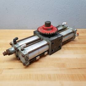180-090-e-p Phd 3r11a 8 Pneumatic Rotary Actuator 3 Inch Bore Double Rack - Used